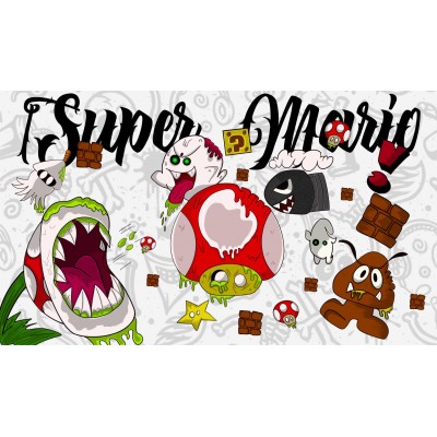 Плакат за стена Super Mario - Zombie 